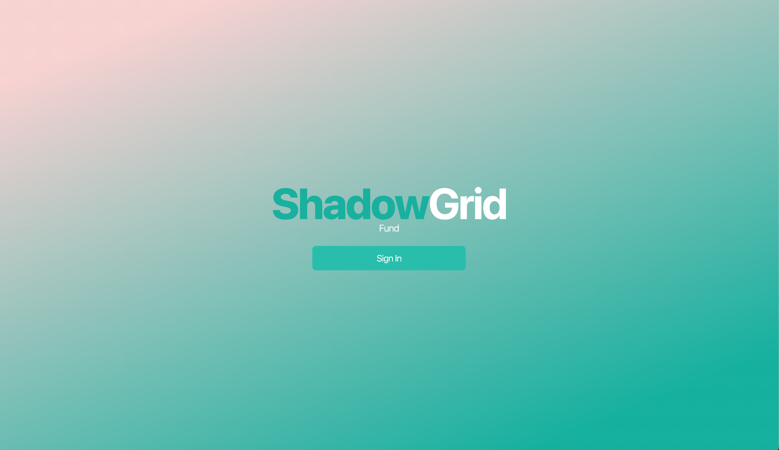 Branded investor portal sign-in